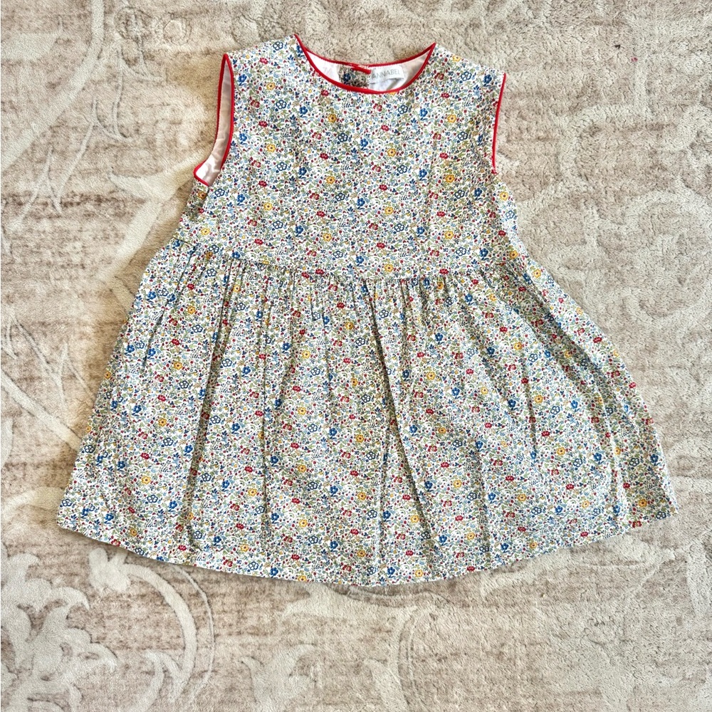 Annabel California Floral Dress - Liberty Cotton - Size 12-18 Months